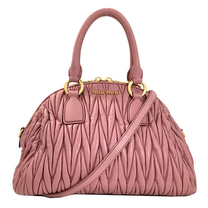 MIUMIU Materasse 2WAY Handbag Calf Ladies [Used]
