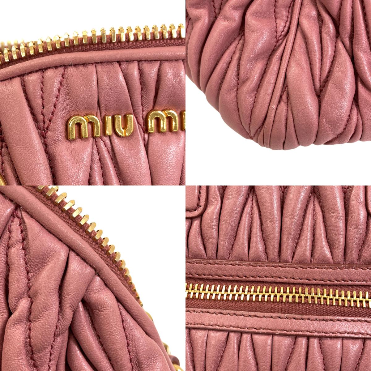 MIUMIU Materasse 2WAY Handbag Calf Ladies [Used]