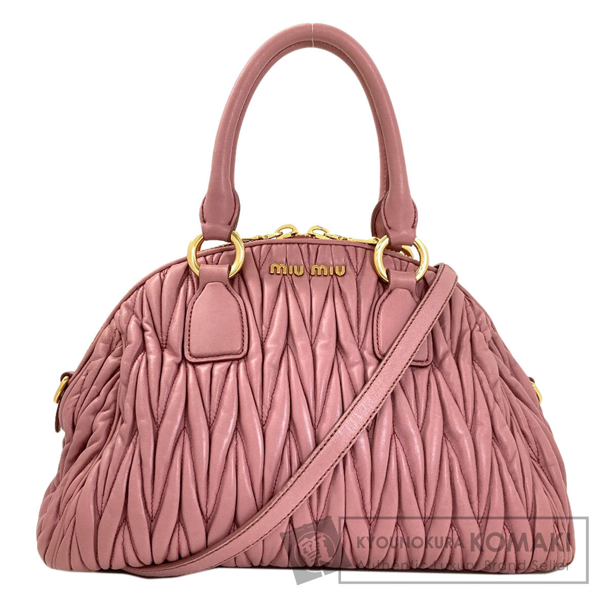 MIUMIU Materasse 2WAY Handbag Calf Ladies [Used]