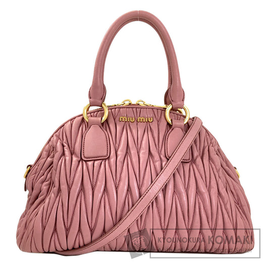 MIUMIU Materasse 2WAY Handbag Calf Ladies [Used]