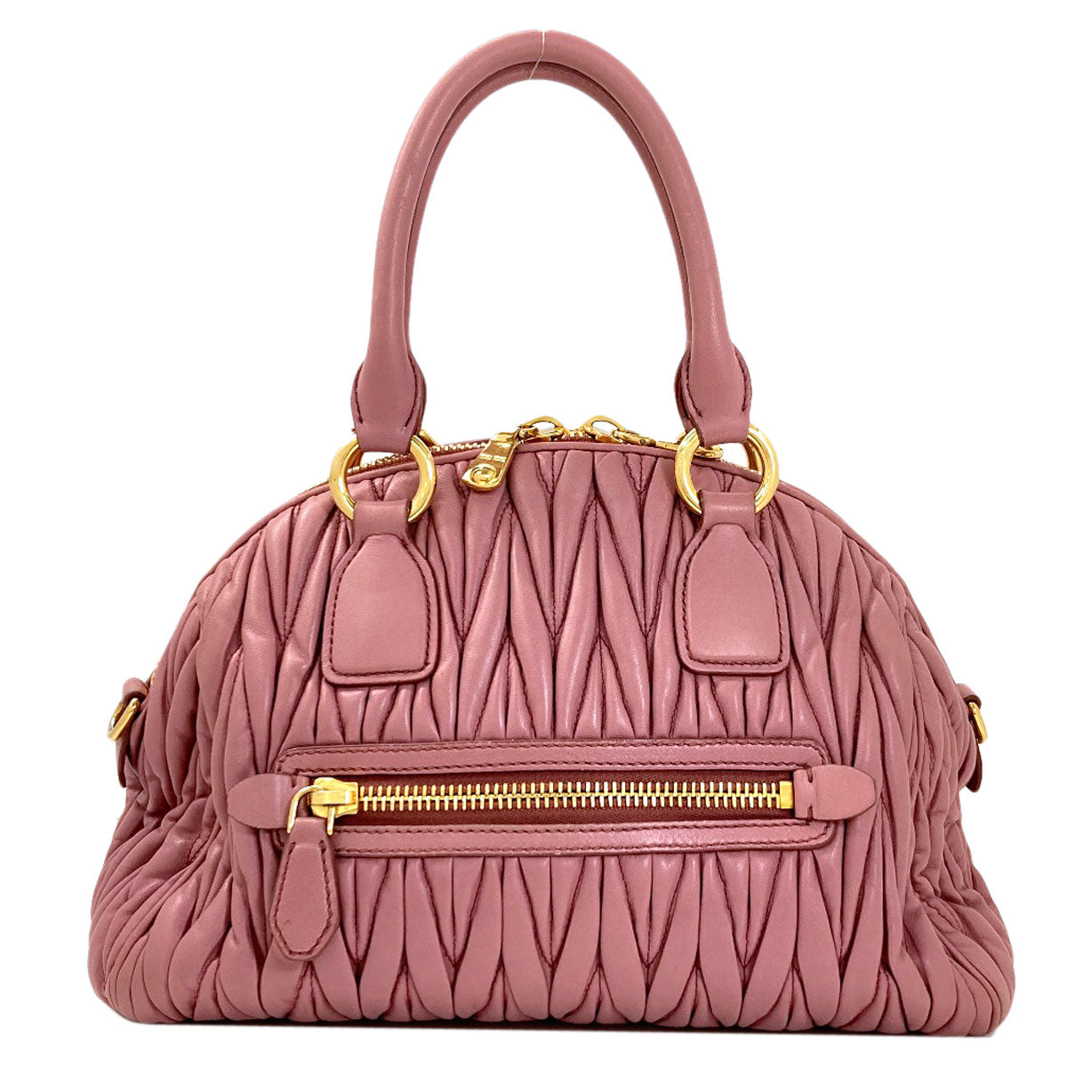 MIUMIU Materasse 2WAY Handbag Calf Ladies [Used]