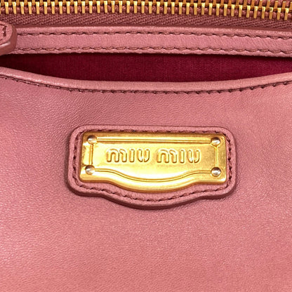 MIUMIU Materasse 2WAY Handbag Calf Ladies [Used]