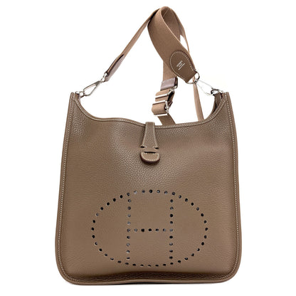 HERMES Evelyne3 PM Etop SilverHardware Shoulder Bag Taurillon Clemence Ladies [Used]