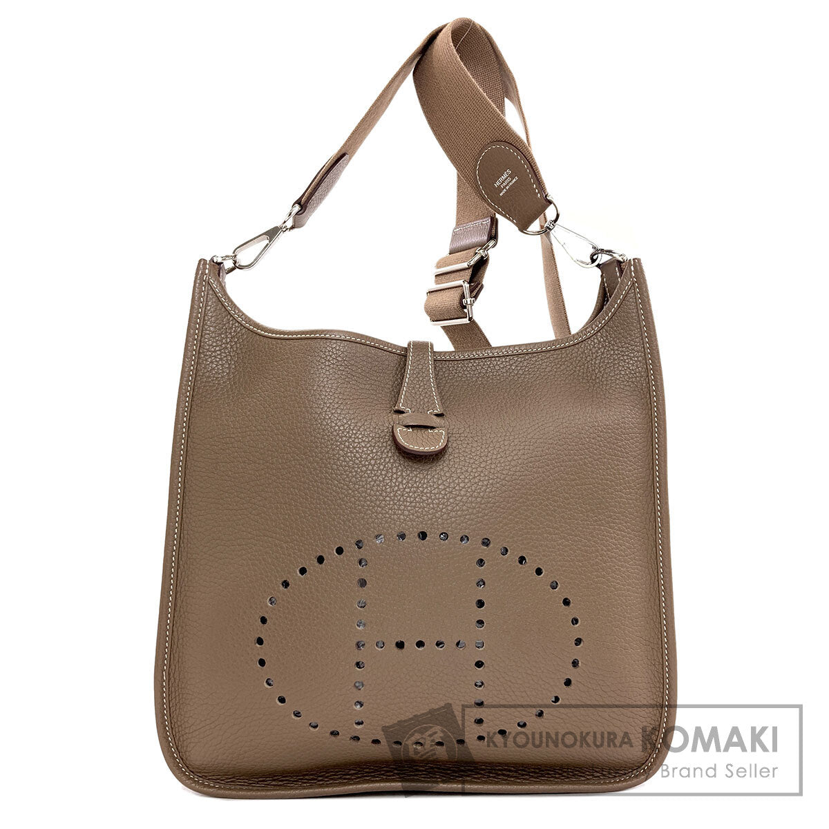 HERMES Evelyne3 PM Etop SilverHardware Shoulder Bag Taurillon Clemence Ladies [Used]