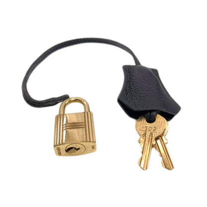 HERMES Kelly 32 inner stitch GoldHardware Handbag Taurillon Clemence Ladies [Used]