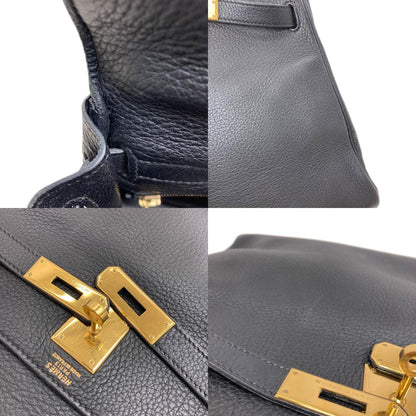 HERMES Kelly 32 inner stitch GoldHardware Handbag Taurillon Clemence Ladies [Used]