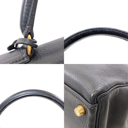 HERMES Kelly 32 inner stitch GoldHardware Handbag Taurillon Clemence Ladies [Used]