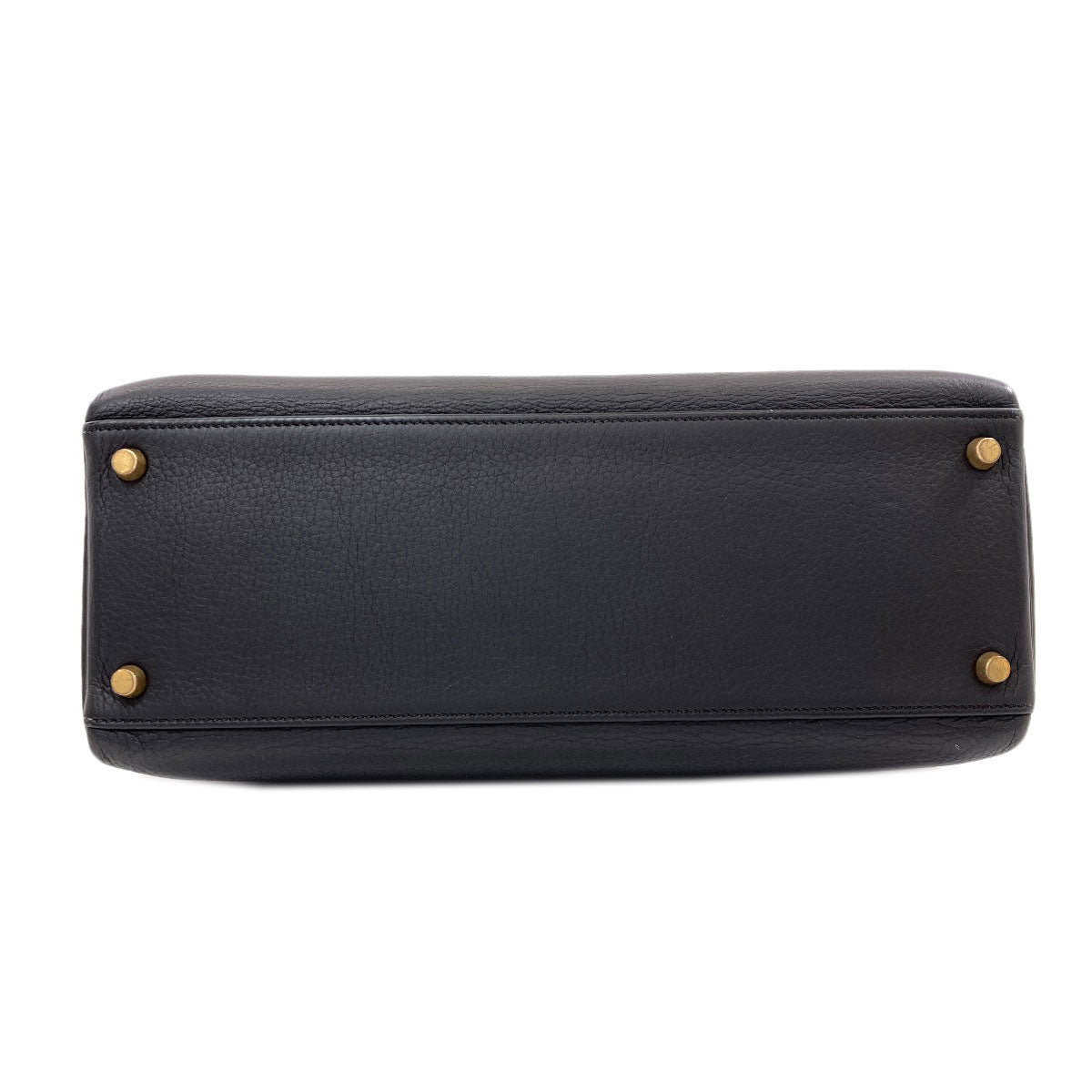 HERMES Kelly 32 inner stitch GoldHardware Handbag Taurillon Clemence Ladies [Used]