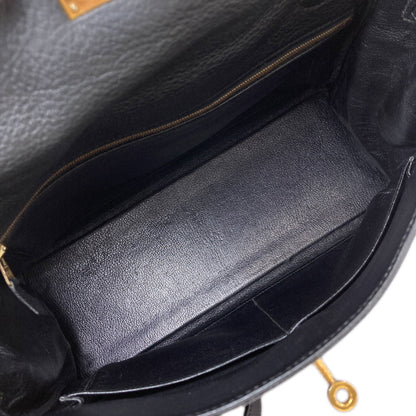 HERMES Kelly 32 inner stitch GoldHardware Handbag Taurillon Clemence Ladies [Used]