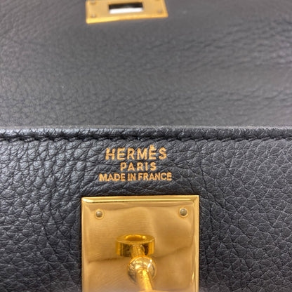 HERMES Kelly 32 inner stitch GoldHardware Handbag Taurillon Clemence Ladies [Used]