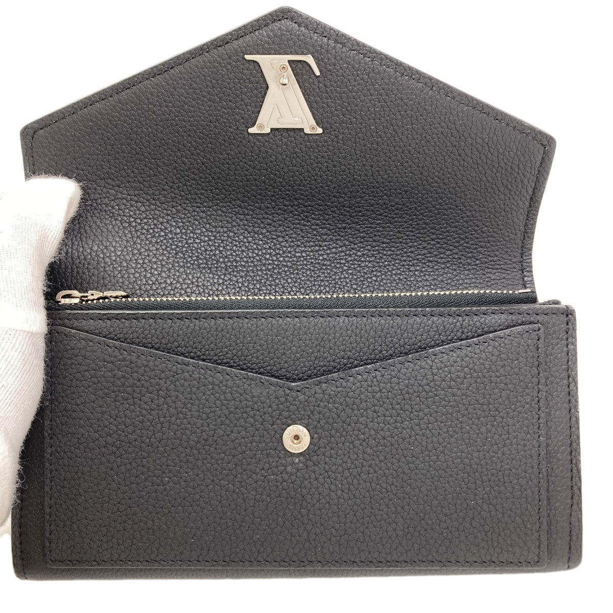 LOUIS VUITTON M62530 My Lock Me Long wallet (with coin pocket) Taurillon Clemence Ladies [Used]