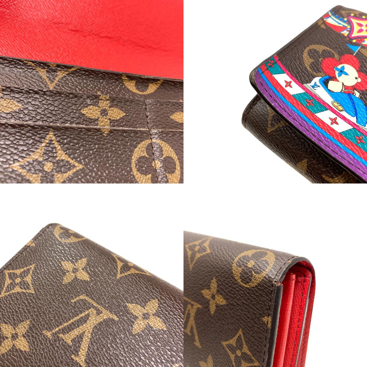 LOUIS VUITTON M69747 Portefeiulle・Sarah NM Vivienne Long wallet (with coin pocket) Monogram canvas Ladies [Used]