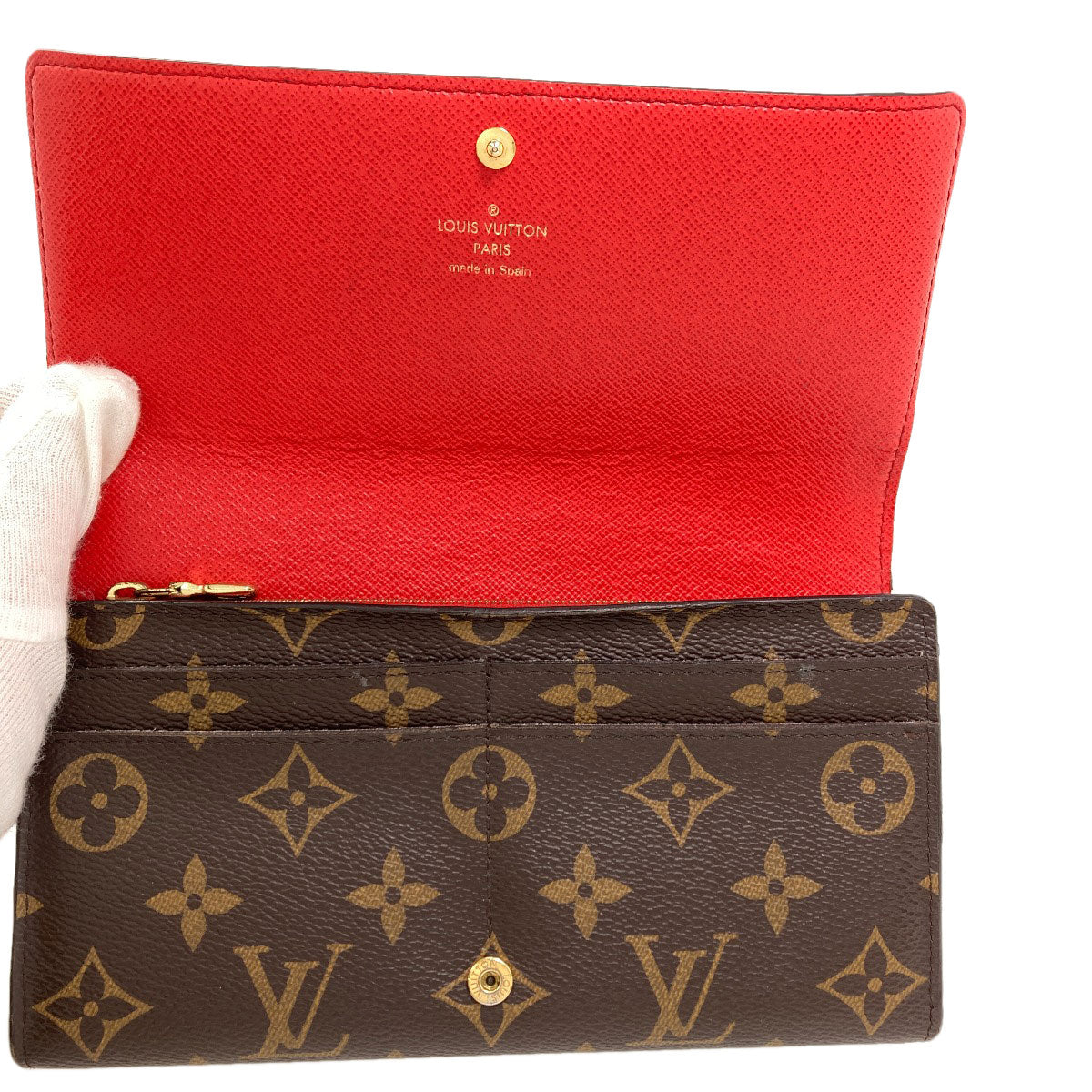 LOUIS VUITTON M69747 Portefeiulle・Sarah NM Vivienne Long wallet (with coin pocket) Monogram canvas Ladies [Used]
