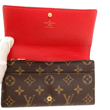 LOUIS VUITTON M69747 Portefeiulle・Sarah NM Vivienne Long wallet (with coin pocket) Monogram canvas Ladies [Used]
