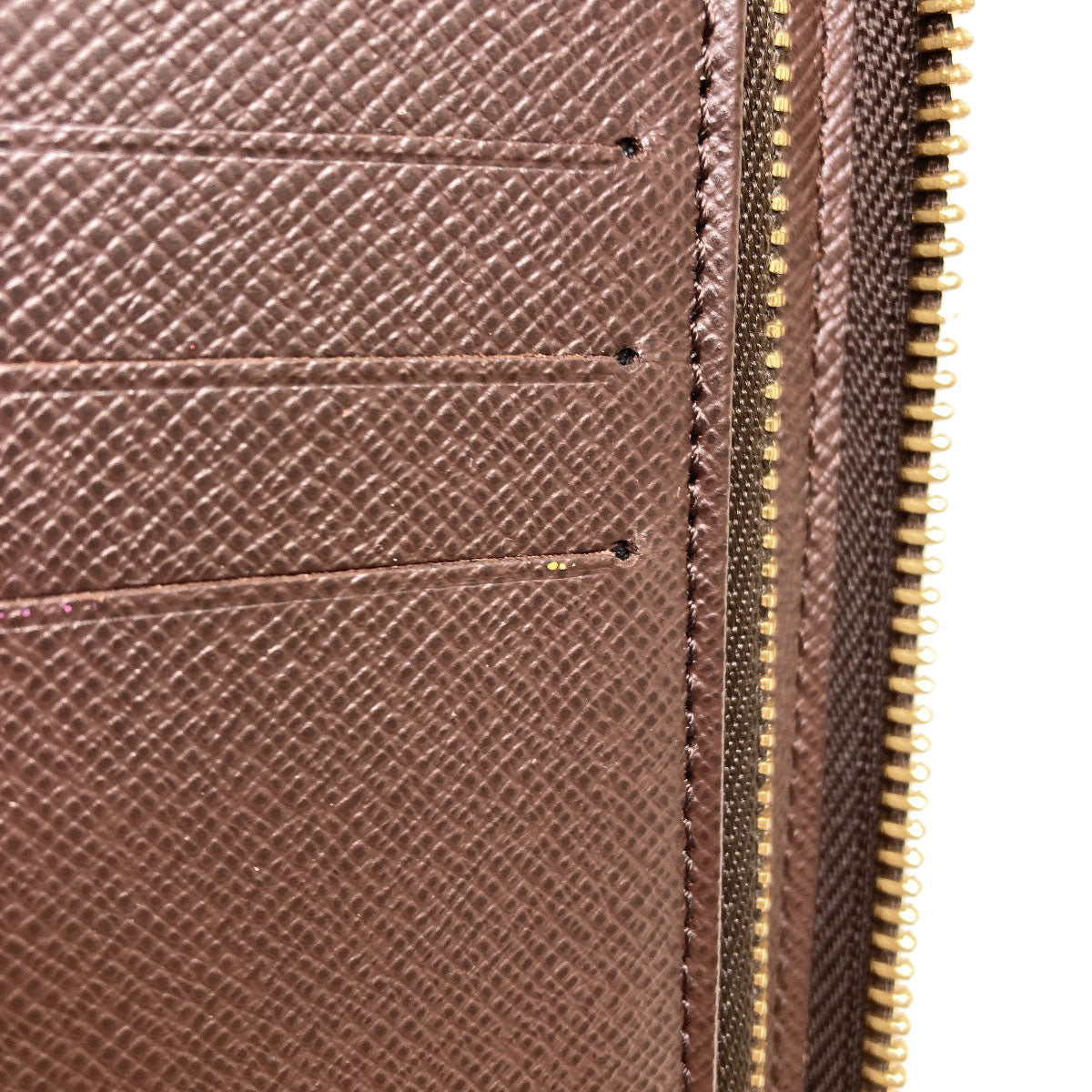 LOUIS VUITTON N60028 Zippy Compact Long wallet (with coin pocket) Damier canvas Ladies [Used]