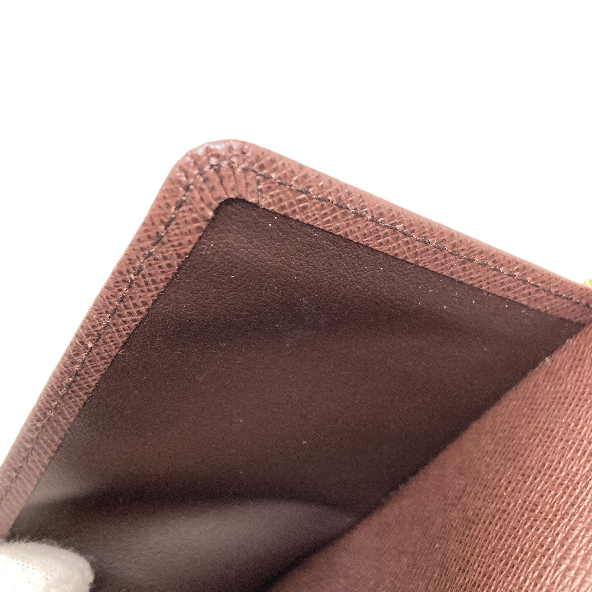 LOUIS VUITTON N60028 Zippy Compact Long wallet (with coin pocket) Damier canvas Ladies [Used]