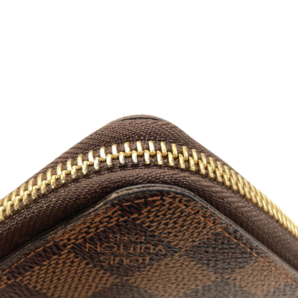 LOUIS VUITTON N60028 Zippy Compact Long wallet (with coin pocket) Damier canvas Ladies [Used]
