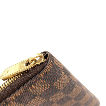 LOUIS VUITTON N60028 Zippy Compact Long wallet (with coin pocket) Damier canvas Ladies [Used]
