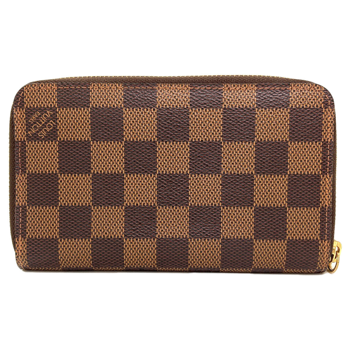 LOUIS VUITTON N60028 Zippy Compact Long wallet (with coin pocket) Damier canvas Ladies [Used]