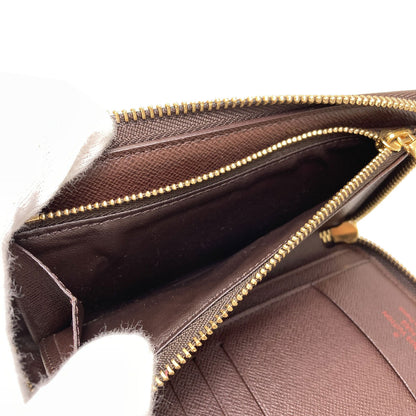 LOUIS VUITTON N60028 Zippy Compact Long wallet (with coin pocket) Damier canvas Ladies [Used]