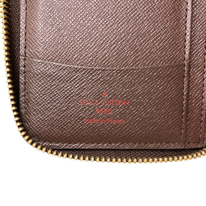 LOUIS VUITTON N60028 Zippy Compact Long wallet (with coin pocket) Damier canvas Ladies [Used]