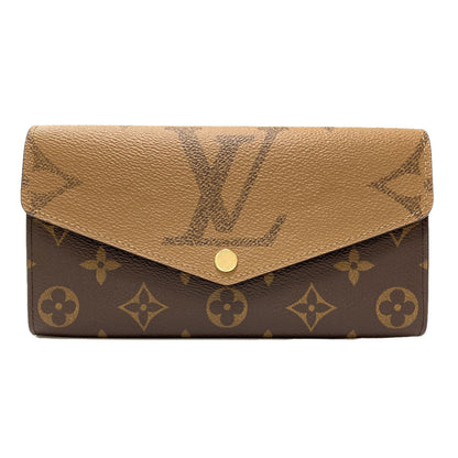 LOUIS VUITTON M80726 Portefeiulle Â· Sarah Long wallet (with coin pocket) Monogram Giant Ladies [Used]