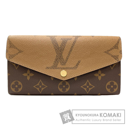LOUIS VUITTON M80726 Portefeiulle Â· Sarah Long wallet (with coin pocket) Monogram Giant Ladies [Used]