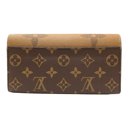 LOUIS VUITTON M80726 Portefeiulle Â· Sarah Long wallet (with coin pocket) Monogram Giant Ladies [Used]