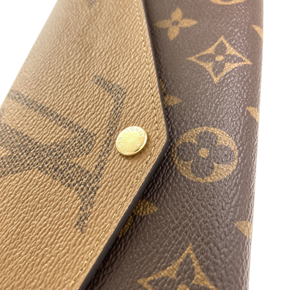 LOUIS VUITTON M80726 Portefeiulle Â· Sarah Long wallet (with coin pocket) Monogram Giant Ladies [Used]