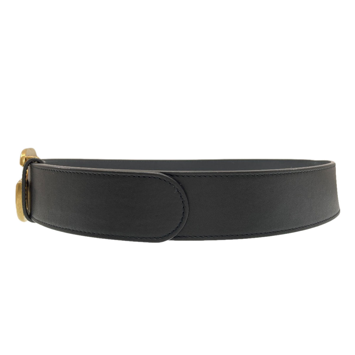 GUCCI 400593 Double G buckle belt Calf mens [Used]
