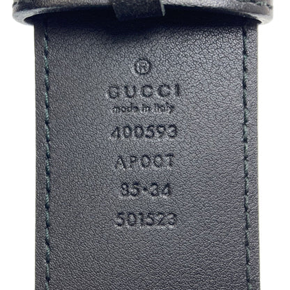 GUCCI 400593 Double G buckle belt Calf mens [Used]