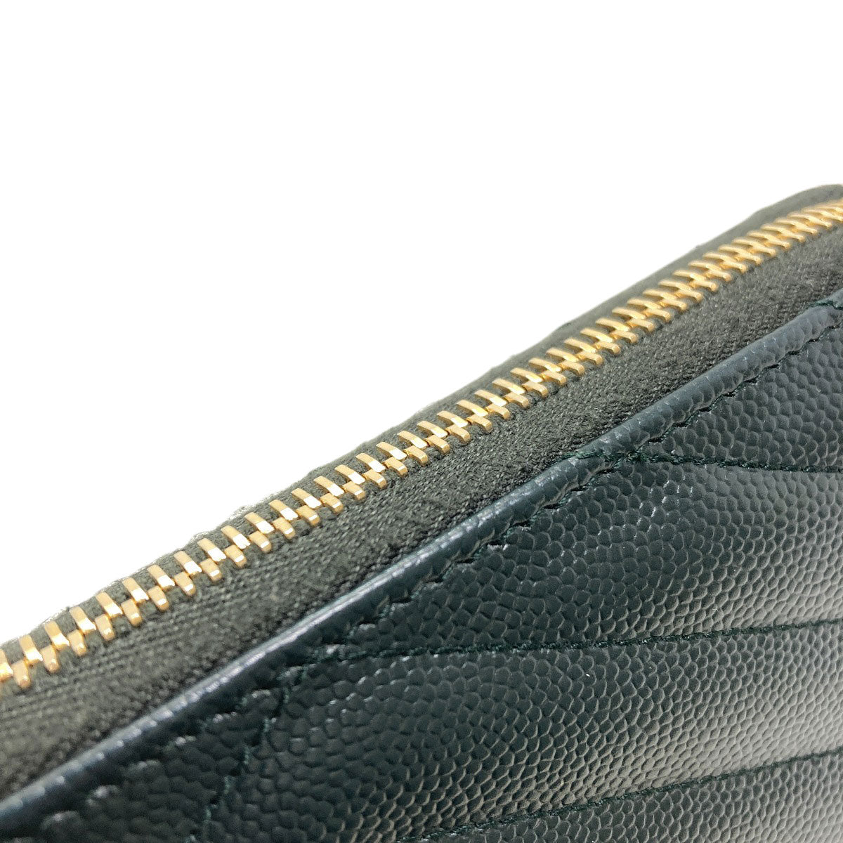 SAINT LAURENT Cassandra Long wallet (with coin pocket) Leather Ladies [Used]
