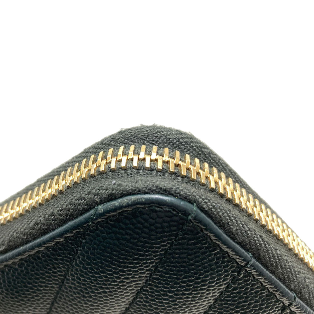 SAINT LAURENT Cassandra Long wallet (with coin pocket) Leather Ladies [Used]