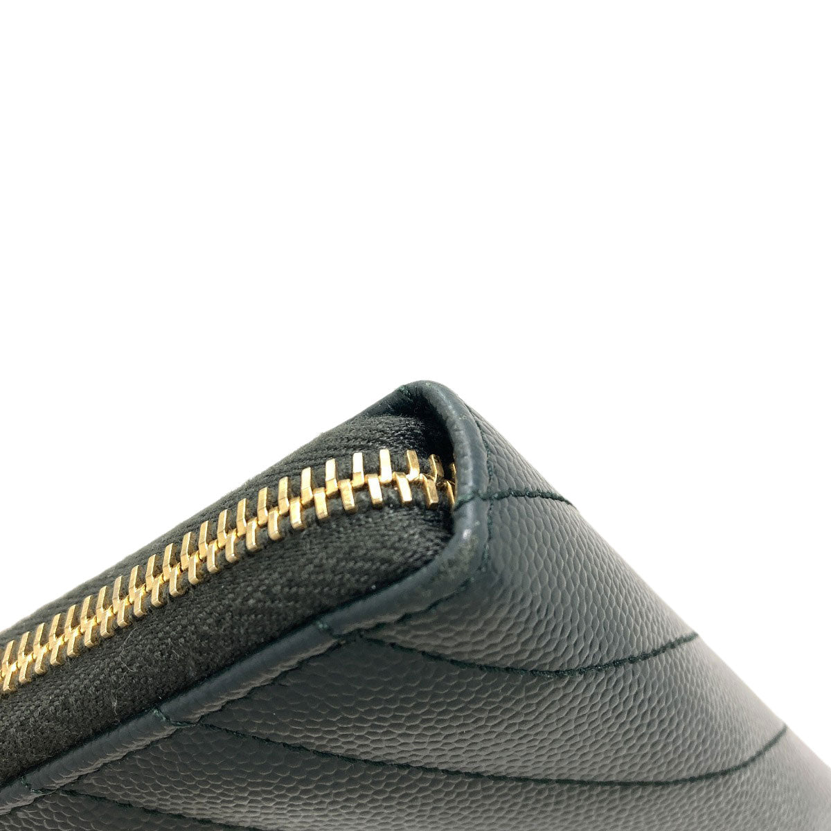 SAINT LAURENT Cassandra Long wallet (with coin pocket) Leather Ladies [Used]