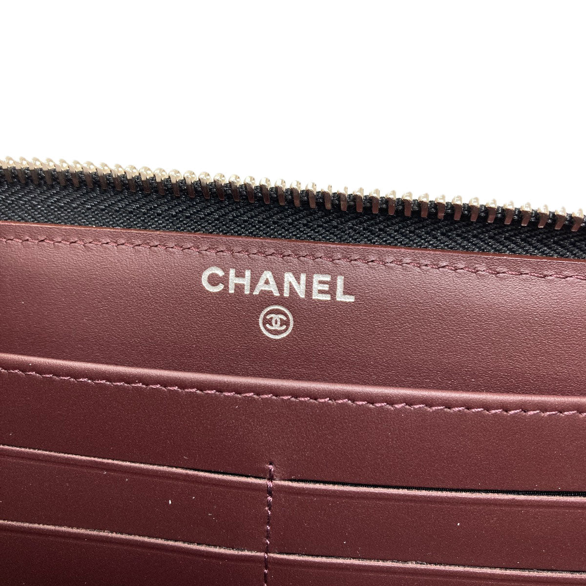 CHANEL Matelasse COCO Mark SilverHardware Long wallet (with coin pocket) Grained Calfskin Skin Ladies [Used]