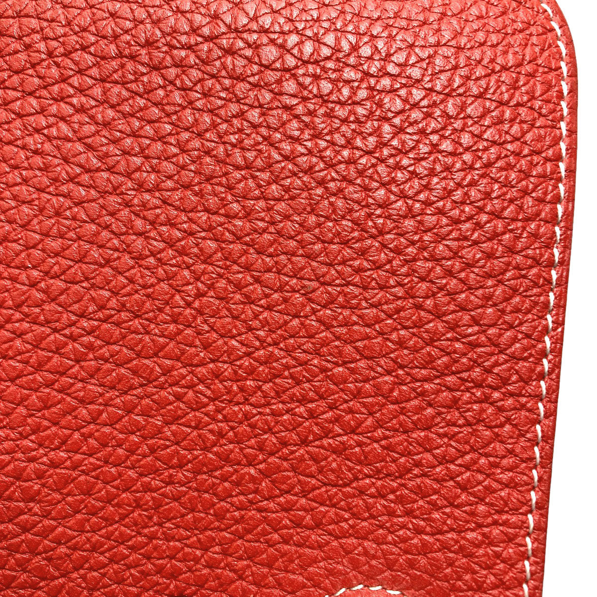 HERMES Dogon GM Duo SilverHardware Long wallet (with coin pocket) Calf Ladies [Used]
