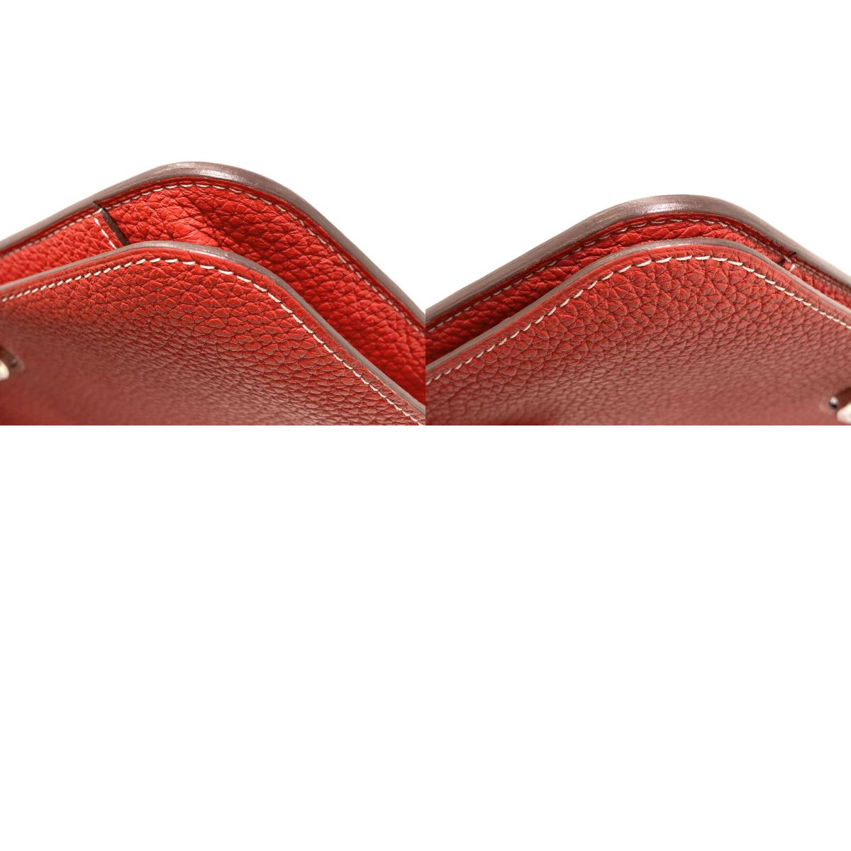 HERMES Dogon GM Duo SilverHardware Long wallet (with coin pocket) Calf Ladies [Used]