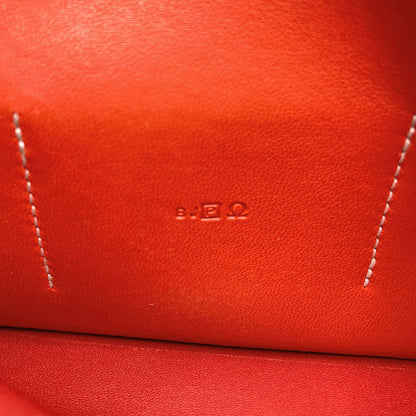 HERMES Dogon GM Duo SilverHardware Long wallet (with coin pocket) Calf Ladies [Used]