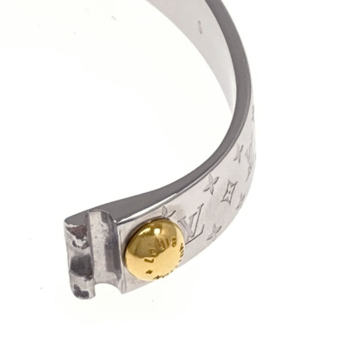 LOUIS VUITTON M00249 Cuff nanogram Bracelet Metal Ladies [Used]