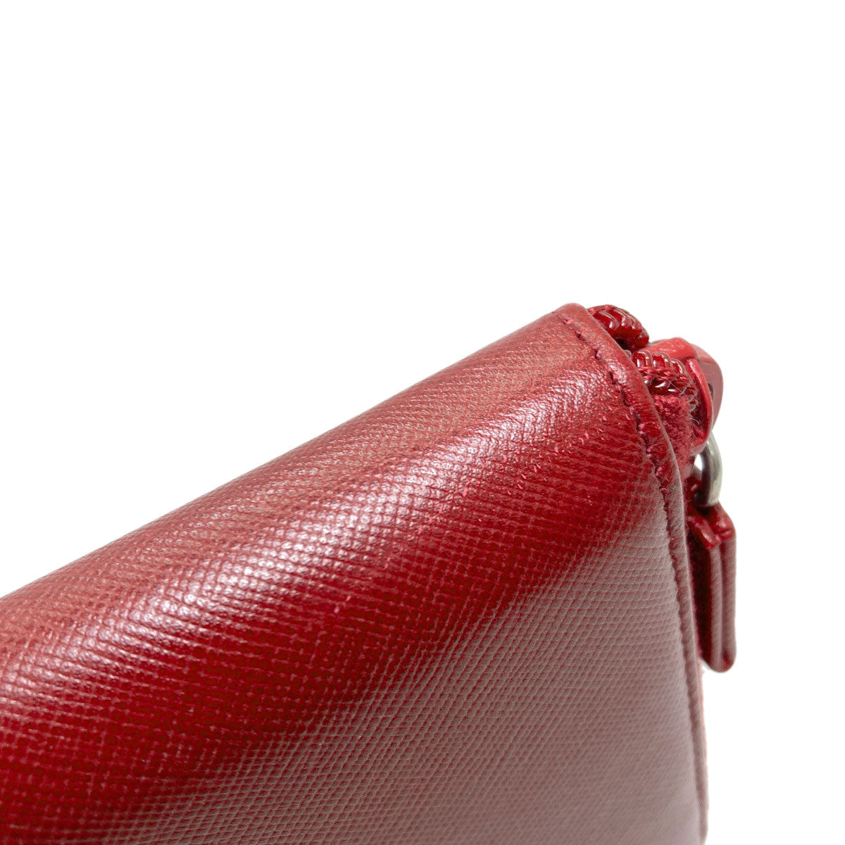 PRADA M506A Triangle Long wallet (with coin pocket) Safiano Ladies [Used]