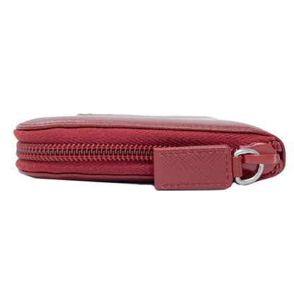 PRADA M506A Triangle Long wallet (with coin pocket) Safiano Ladies [Used]