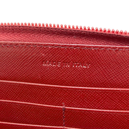 PRADA M506A Triangle Long wallet (with coin pocket) Safiano Ladies [Used]