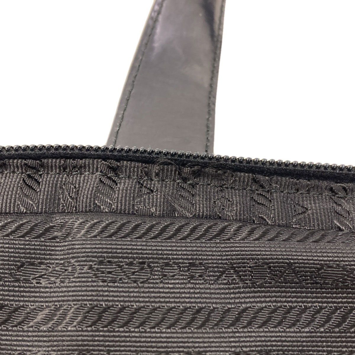 PRADA Logo Hardware Handbag Nylon Ladies [Used]