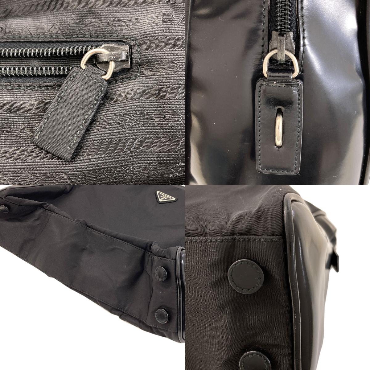 PRADA Logo Hardware Handbag Nylon Ladies [Used]