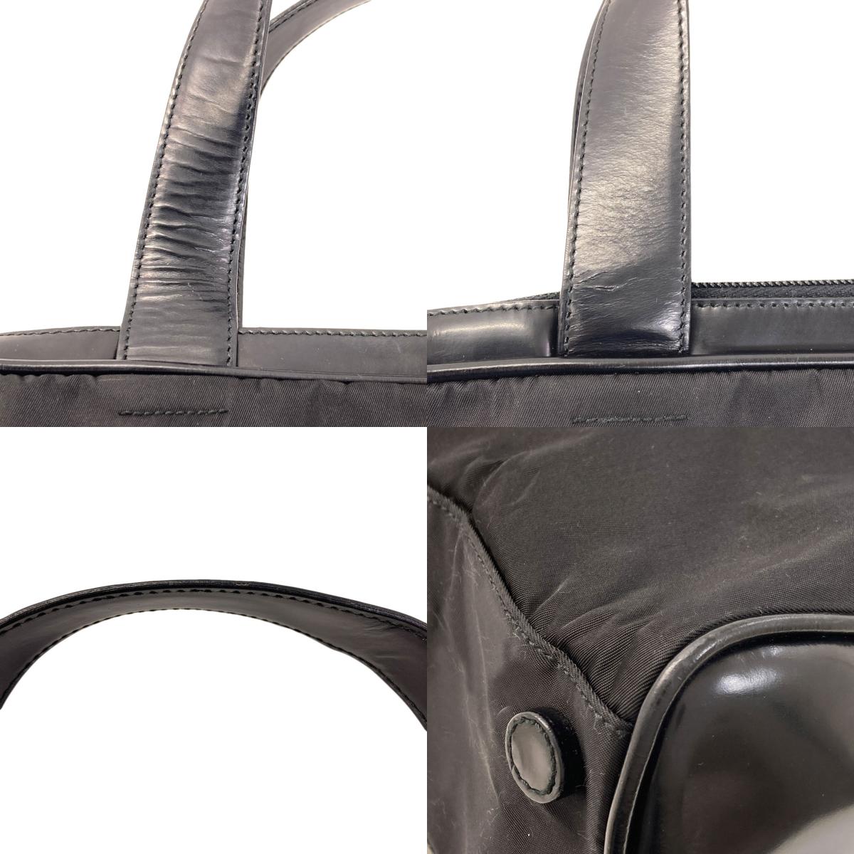 PRADA Logo Hardware Handbag Nylon Ladies [Used]