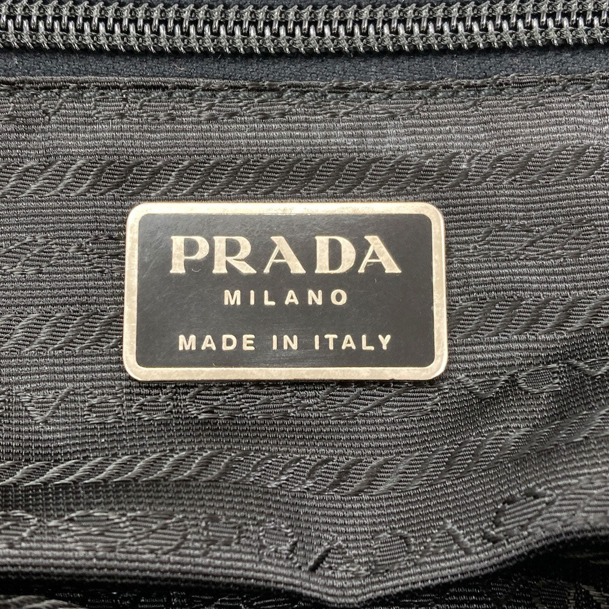 PRADA Logo Hardware Handbag Nylon Ladies [Used]