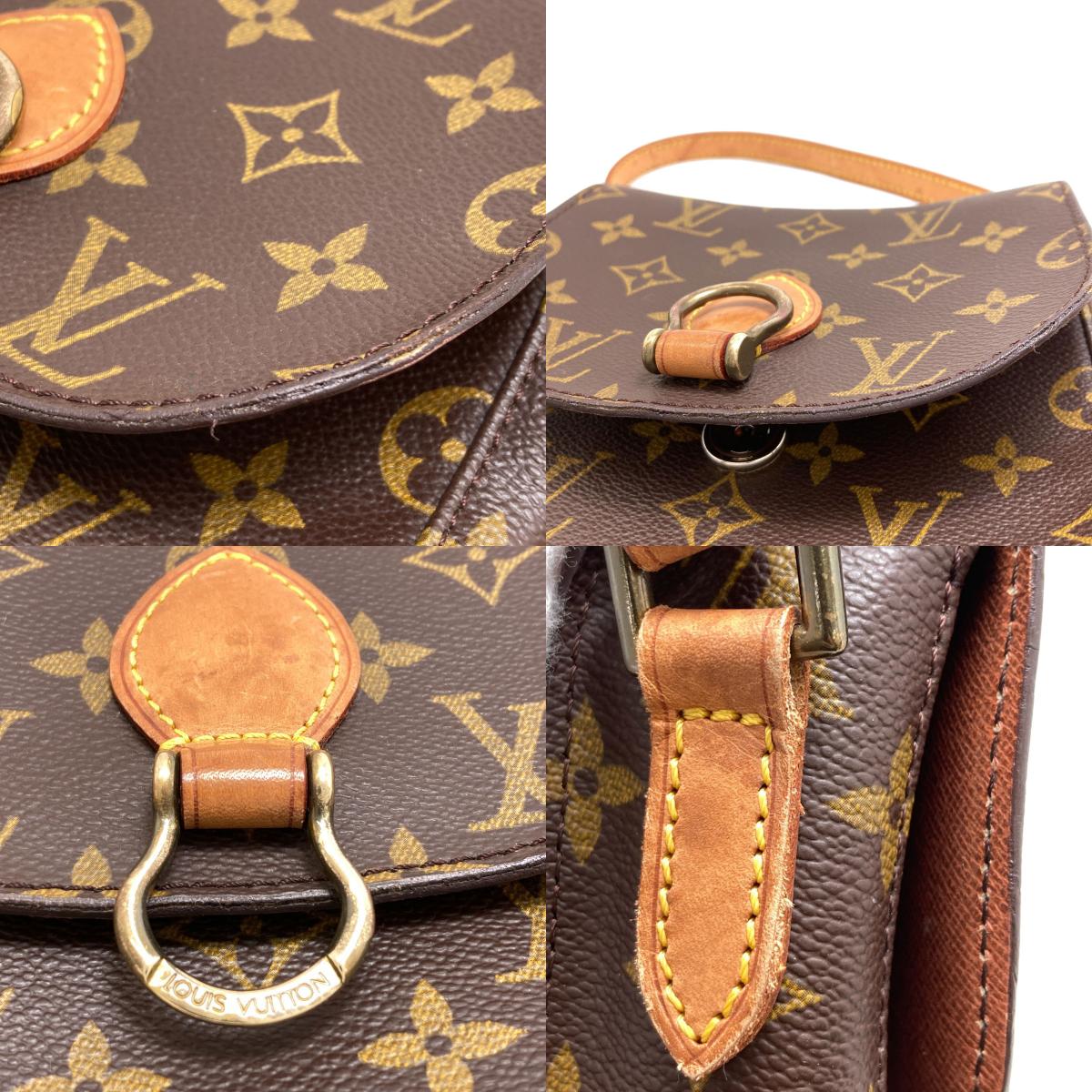 LOUIS VUITTON M51244 Mini Saint Cloud Shoulder Bag Monogram canvas Ladies [Used]