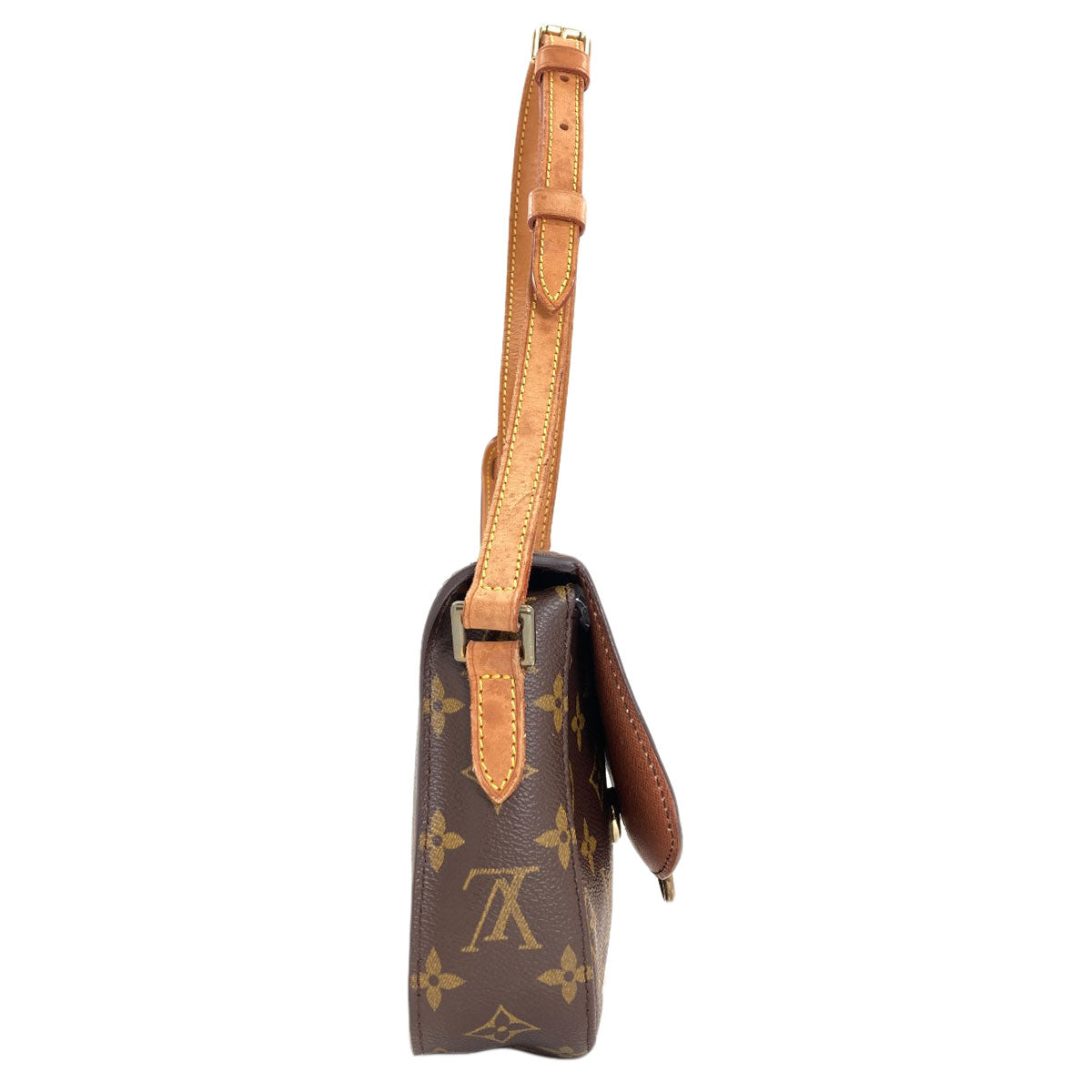 LOUIS VUITTON M51244 Mini Saint Cloud Shoulder Bag Monogram canvas Ladies [Used]