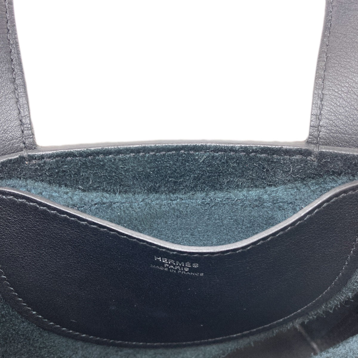 HERMES In-the-Loop SilverHardware Handbag Taurillon Clemence Ladies [Used]