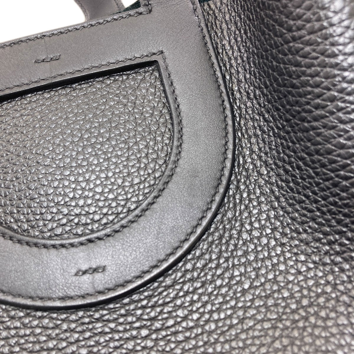 HERMES In-the-Loop SilverHardware Handbag Taurillon Clemence Ladies [Used]